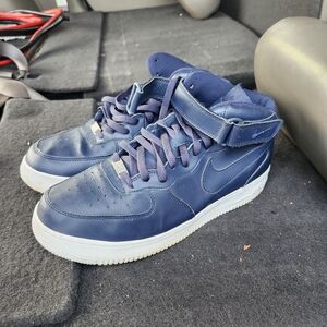 Nike Blue High-Top Sneakers